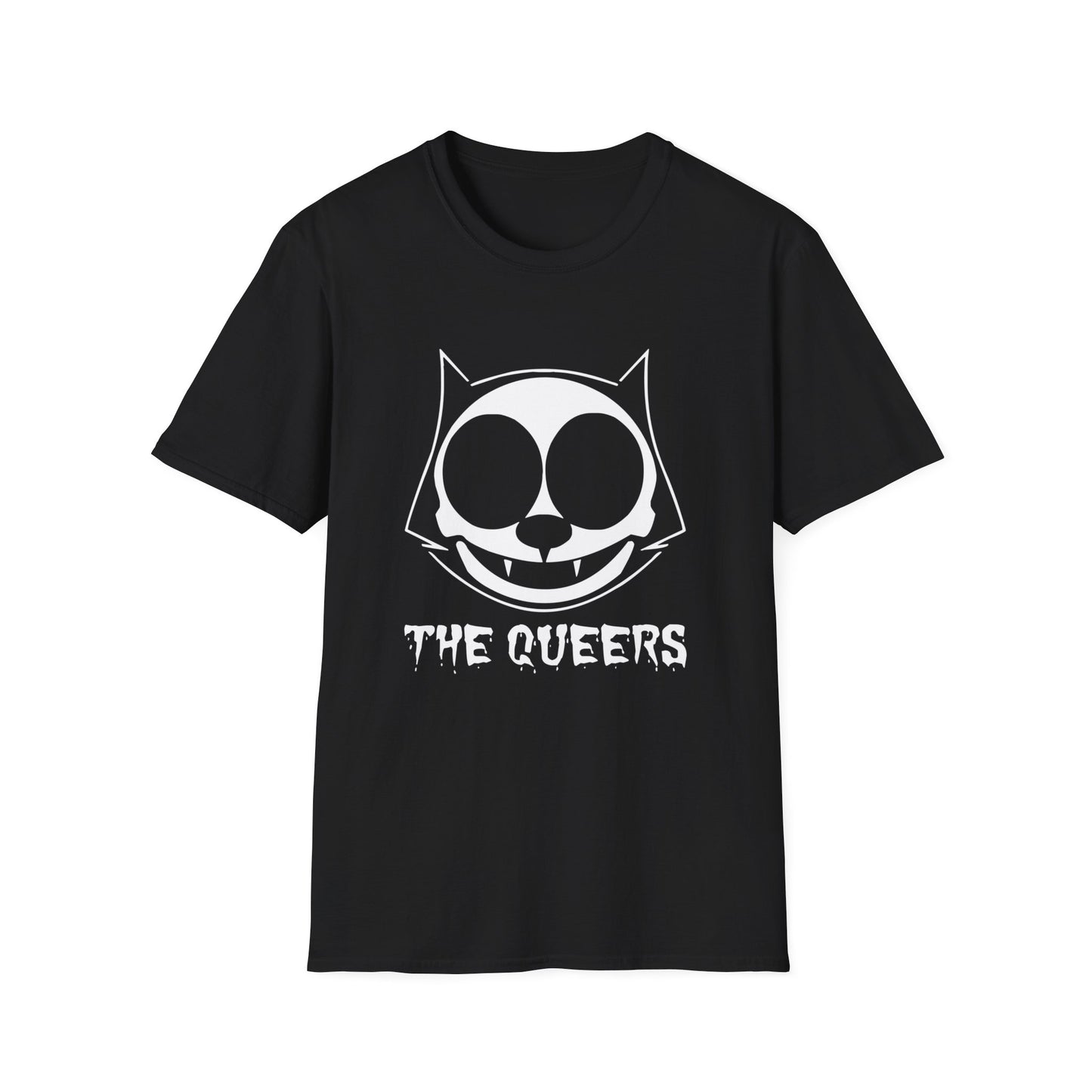 The Queers Tee | Punk Rock Band Distressed Style Shirt | Punk Band - Unisex Cotton T Shirt