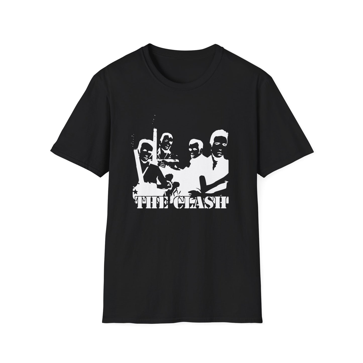 The Clash Tee | Punk Rock Band Distressed Style Shirt | Punk Band - Unisex Cotton T Shirt