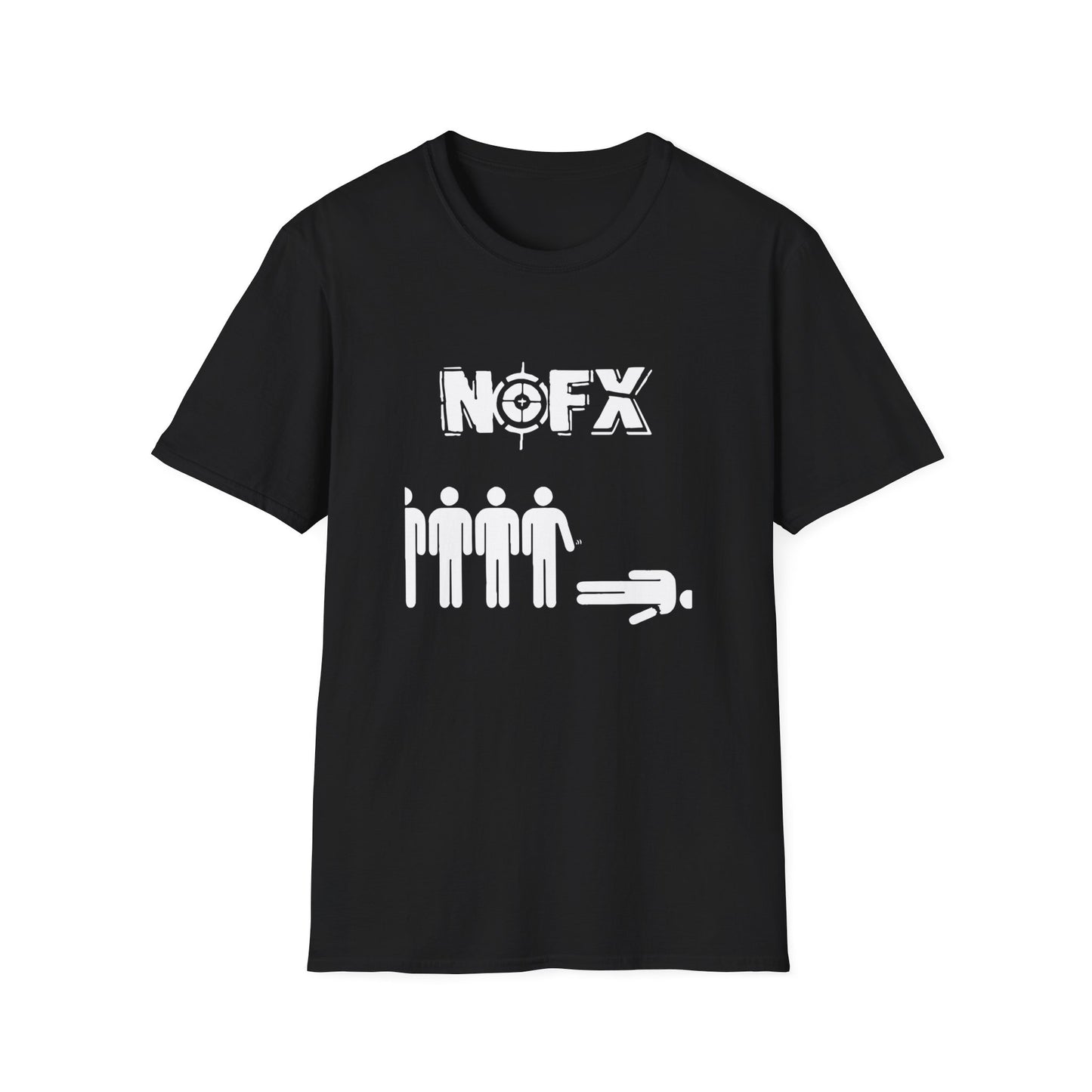 NOFX Tee | Punk Rock Band Distressed Style Shirt | Punk Band - Unisex Cotton T Shirt