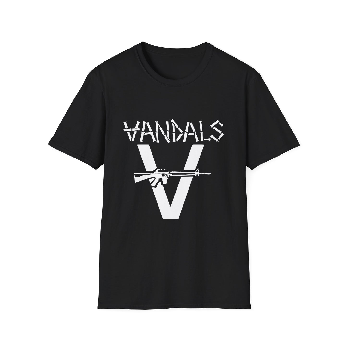 Vandals Tee | Punk Rock Band Distressed Style Shirt | Punk Band - Unisex Cotton T Shirt