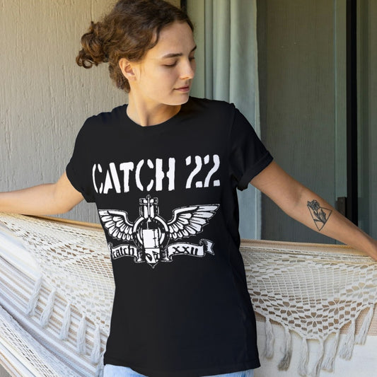 Catch-22 Tee | Punk Rock Band Distressed Style Shirt | Punk Band - Unisex Cotton T Shirt