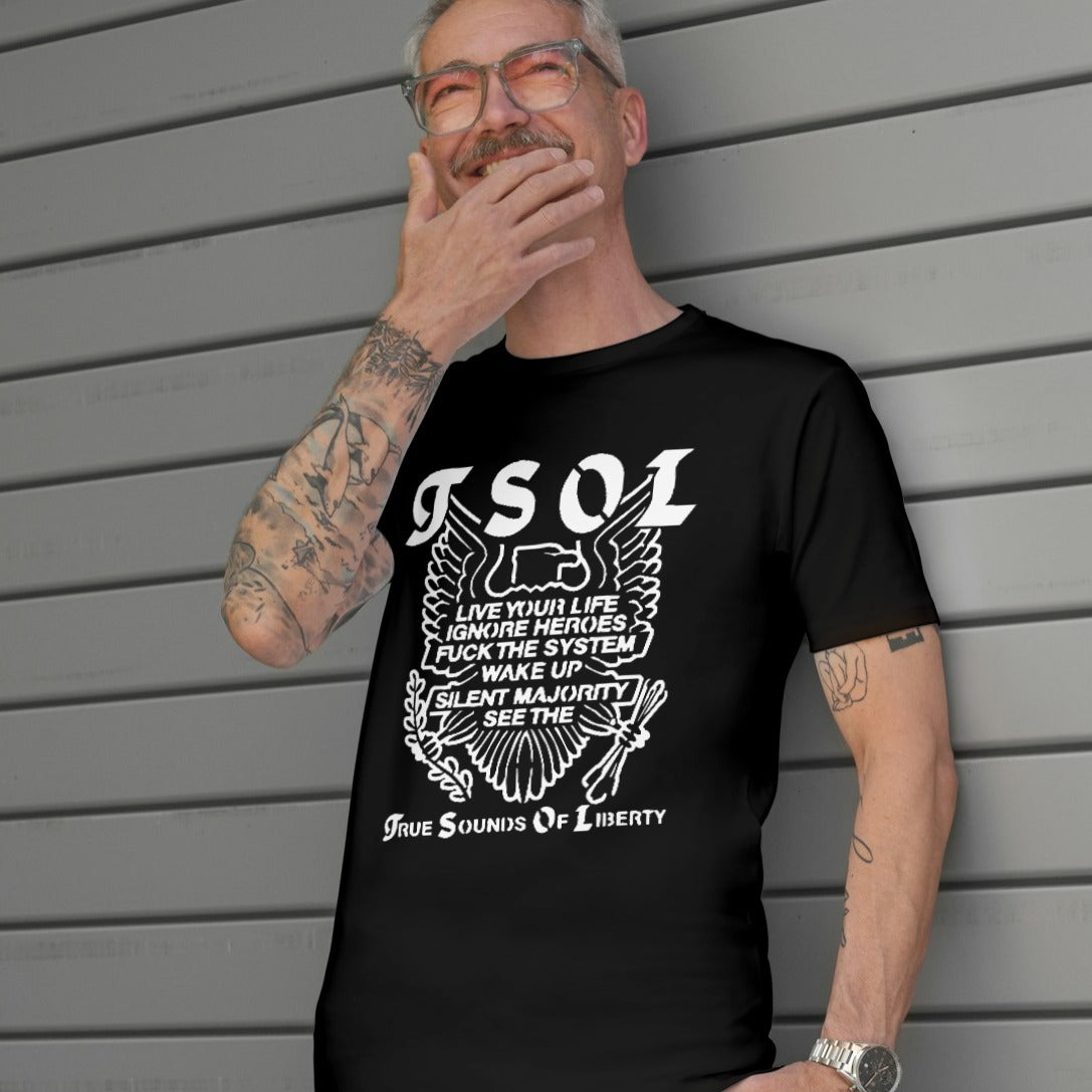 TSOL - True Souls of Liberty Tee | Punk Rock Band Distressed Style Shirt | Punk Band - Unisex Cotton T Shirt