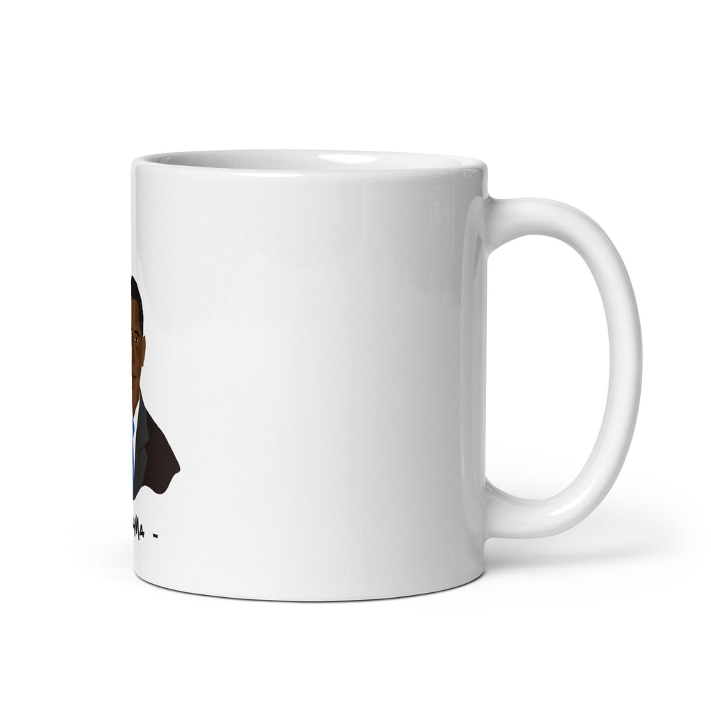 Barrack Obama Quote - White Ceramic Coffee Mug - dis0bey